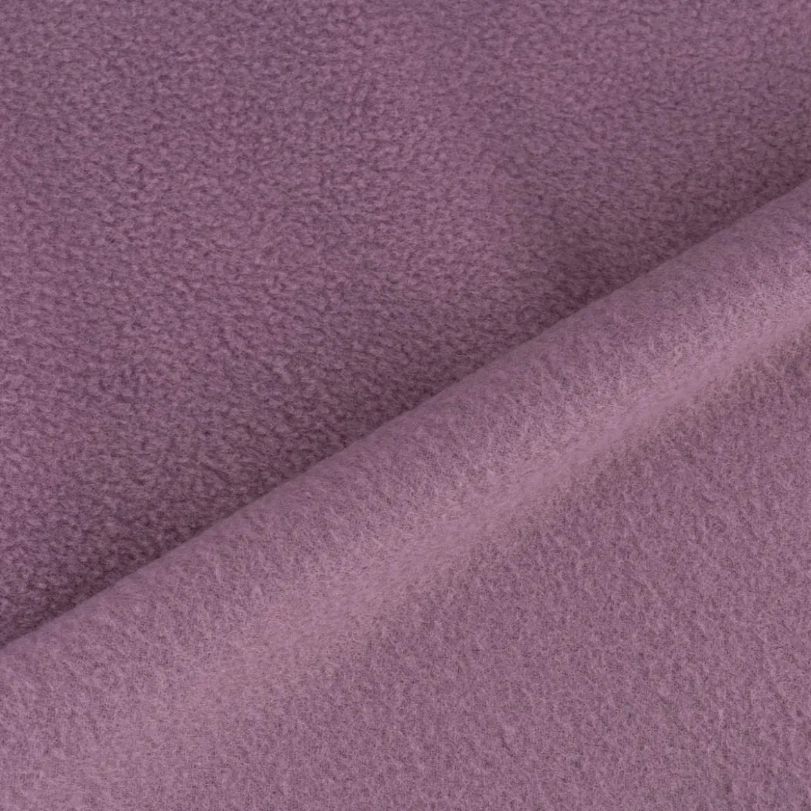 Fleece Stoff Anti Pilling uni lavendel lila 1,48m Breite