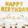 Folienballon Happy Birthday gold 340x35cm