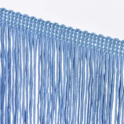 Fransenband Meterware blau Breite: 10cm