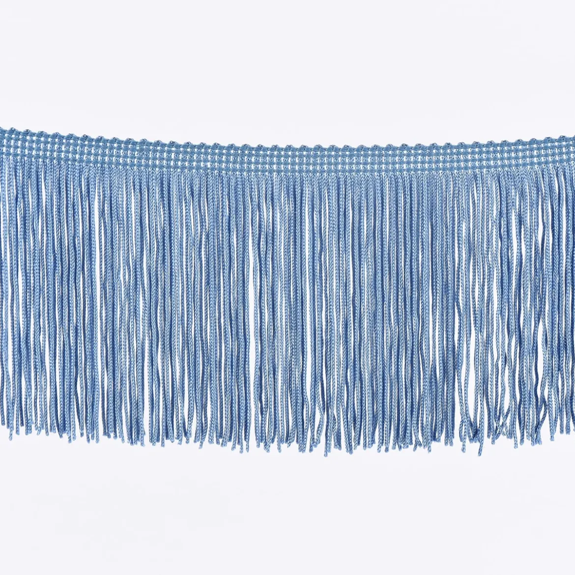 Fransenband Meterware blau Breite: 10cm