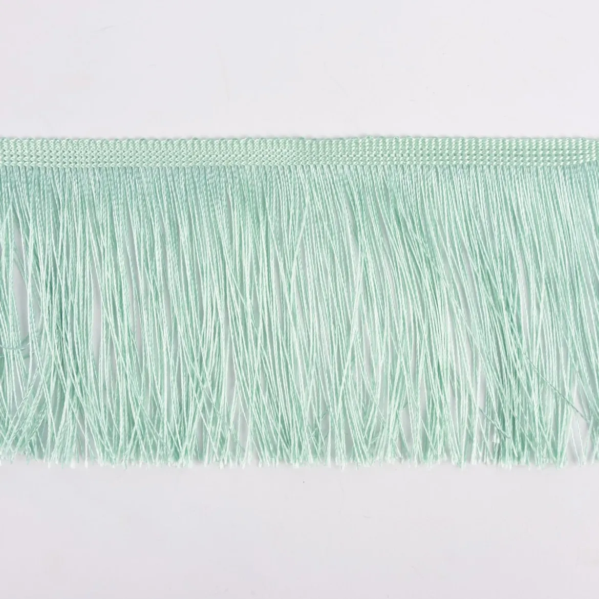 Fransenband Meterware mint Breite: 10cm