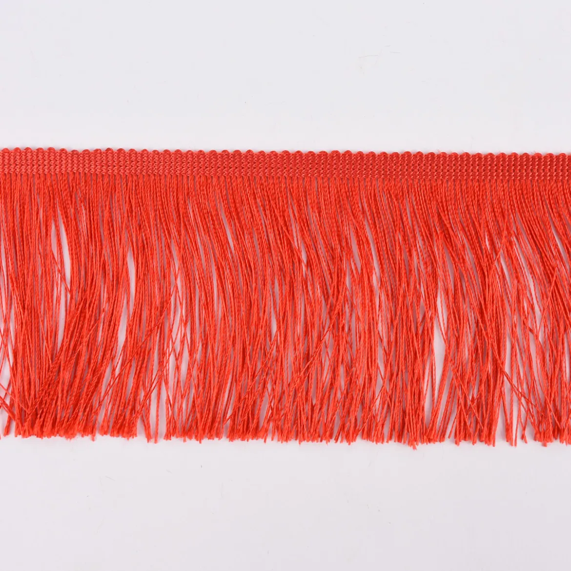 Fransenband Meterware rot Breite: 10cm