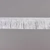 Fransenband Meterware weiß Breite: 5cm