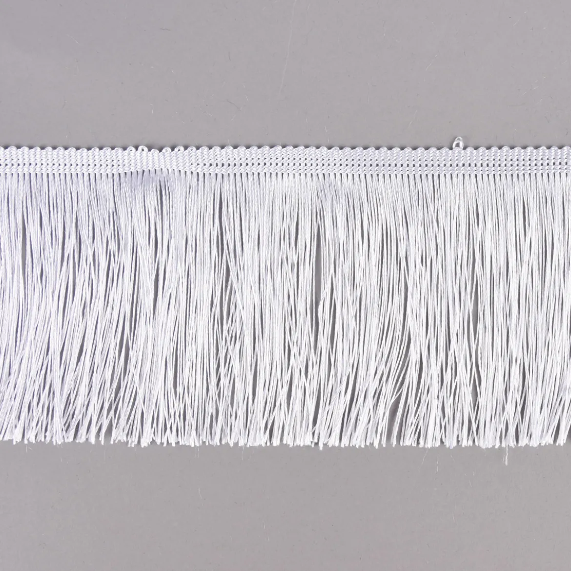 Fransenband Meterware weiß Breite: 10cm