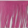 Fransenband pink Länge: 12cm 100% Kunstfaser Wildleder