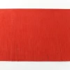 Fransenband rot Meterware Länge: 12cm 100% Kunstfaser Wildleder