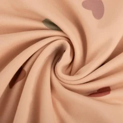 French Terry Herz rosa Sommersweat mit Schlingenstruktur 150cm