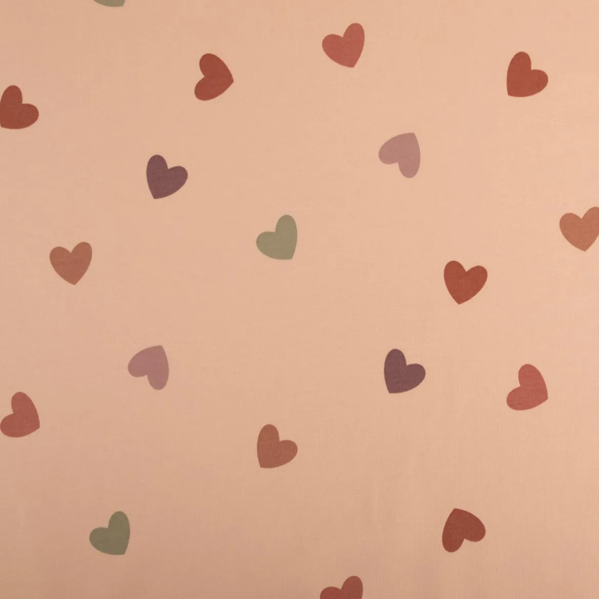 French Terry Herz rosa Sommersweat mit Schlingenstruktur 150cm
