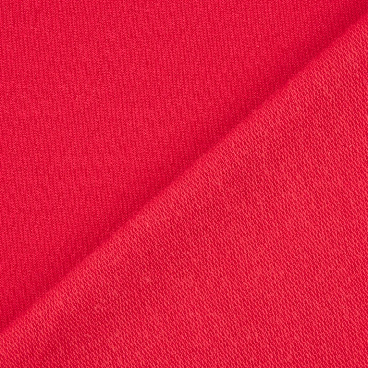 French Terry Modal Sweat elastisch einfarbig magenta 1,55m Breite