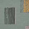 French Terry Organic Bio Blockmuster Streifen Punkte mint schwarz lila 1,45m Breite