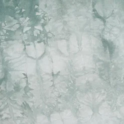 French Terry Sommersweat angeraut TIE DYE Batik altgrün mint 1,50m Breite