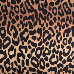 French Terry Sommersweat Digitalprint Animal Skin Leo beige braun schwarz 1,45m Breite