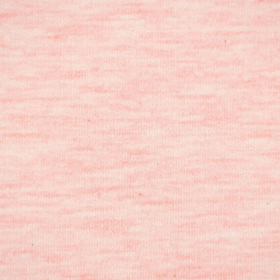French Terry Sommersweat Melange einfarbig rosa meliert 1,50m Breite