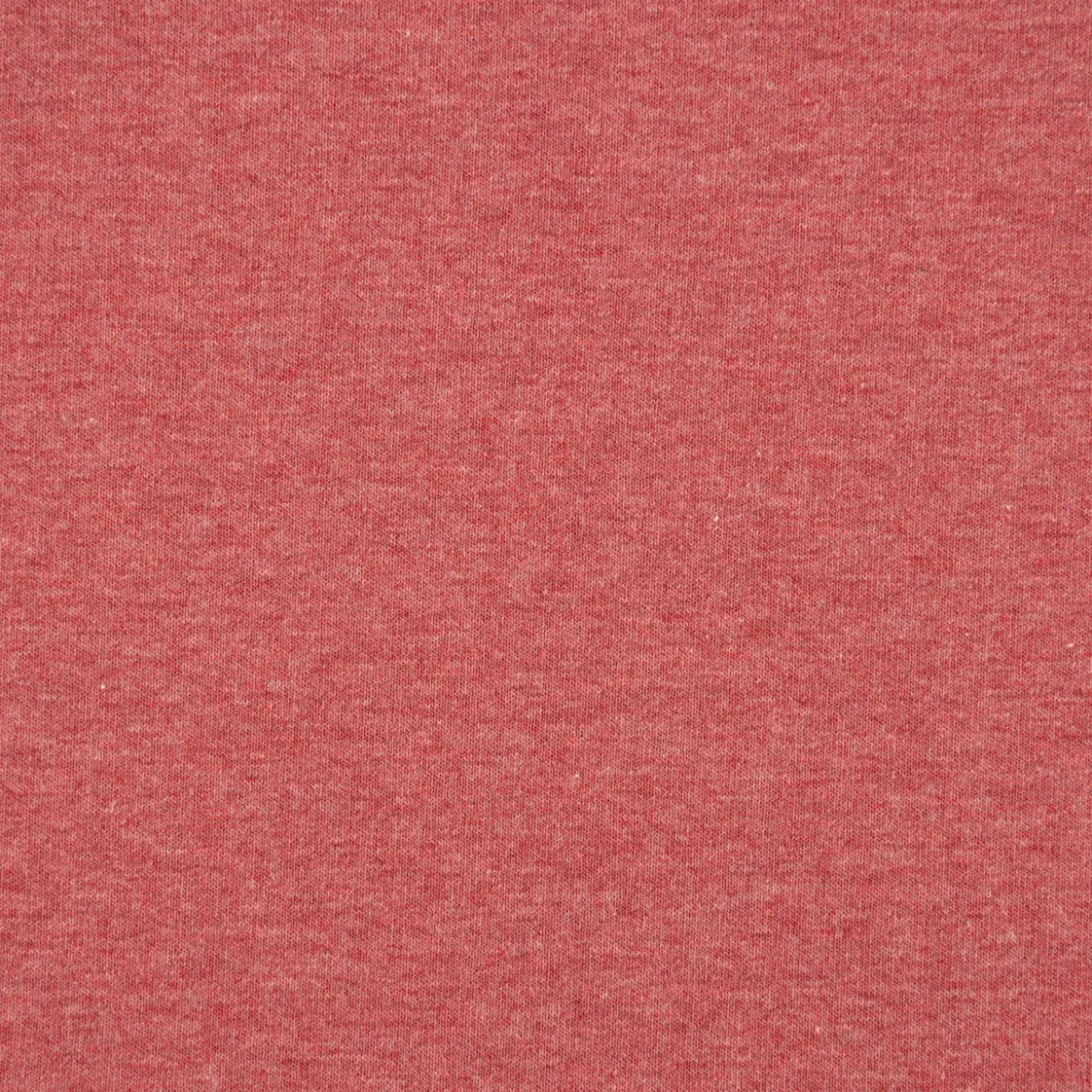 French Terry Sommersweat Melange einfarbig rot meliert 1,50m Breite