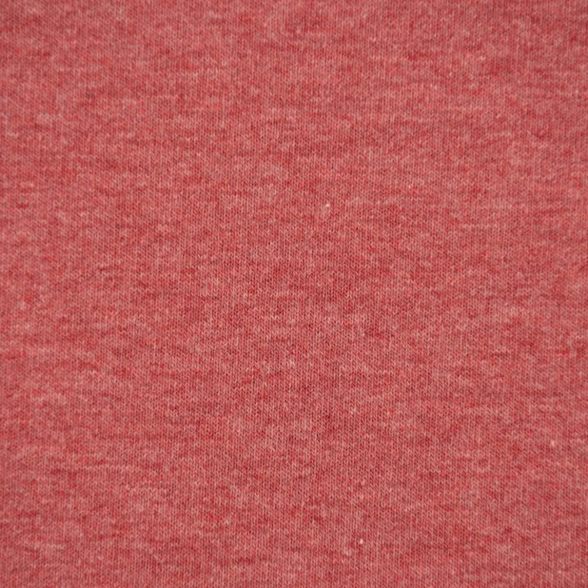 French Terry Sommersweat Melange einfarbig rot meliert 1,50m Breite