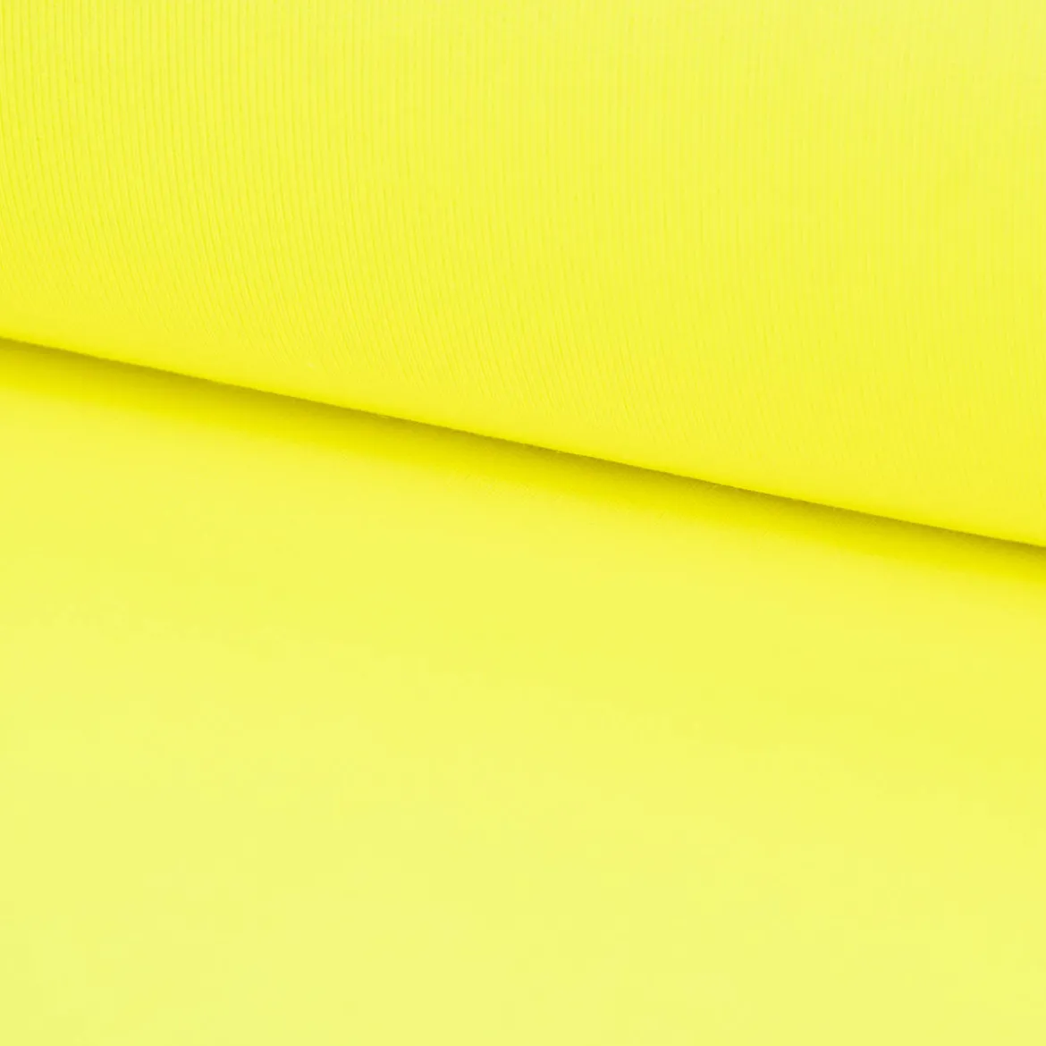 French Terry Sommersweat NEON einfarbig gelb 1,45m Breite