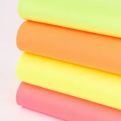 French Terry Sommersweat NEON einfarbig orange 1,45m Breite