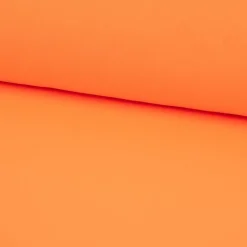 French Terry Sommersweat NEON einfarbig orange 1,45m Breite
