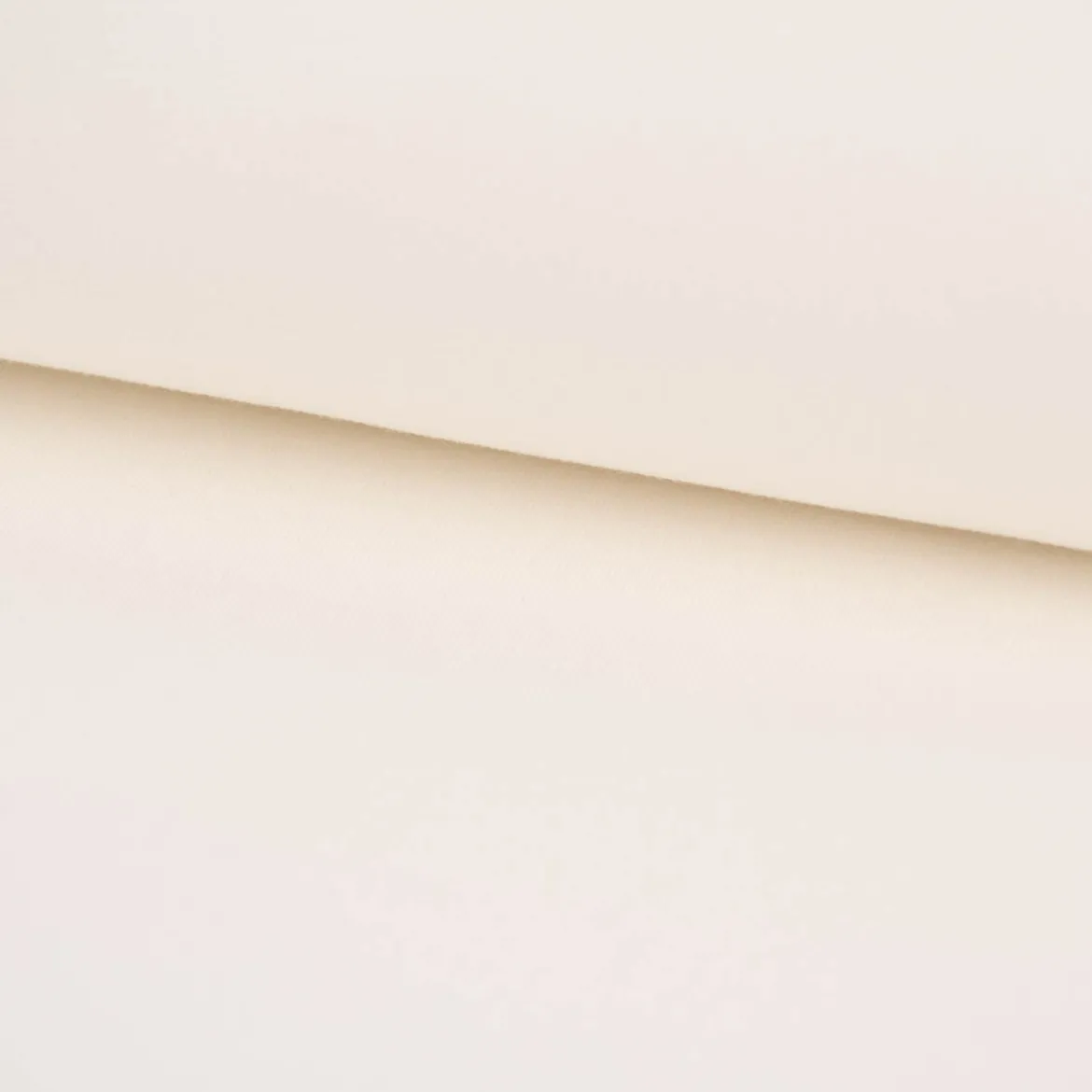 French Terry Stoff Organic Bio uni creme 1,50m Breite