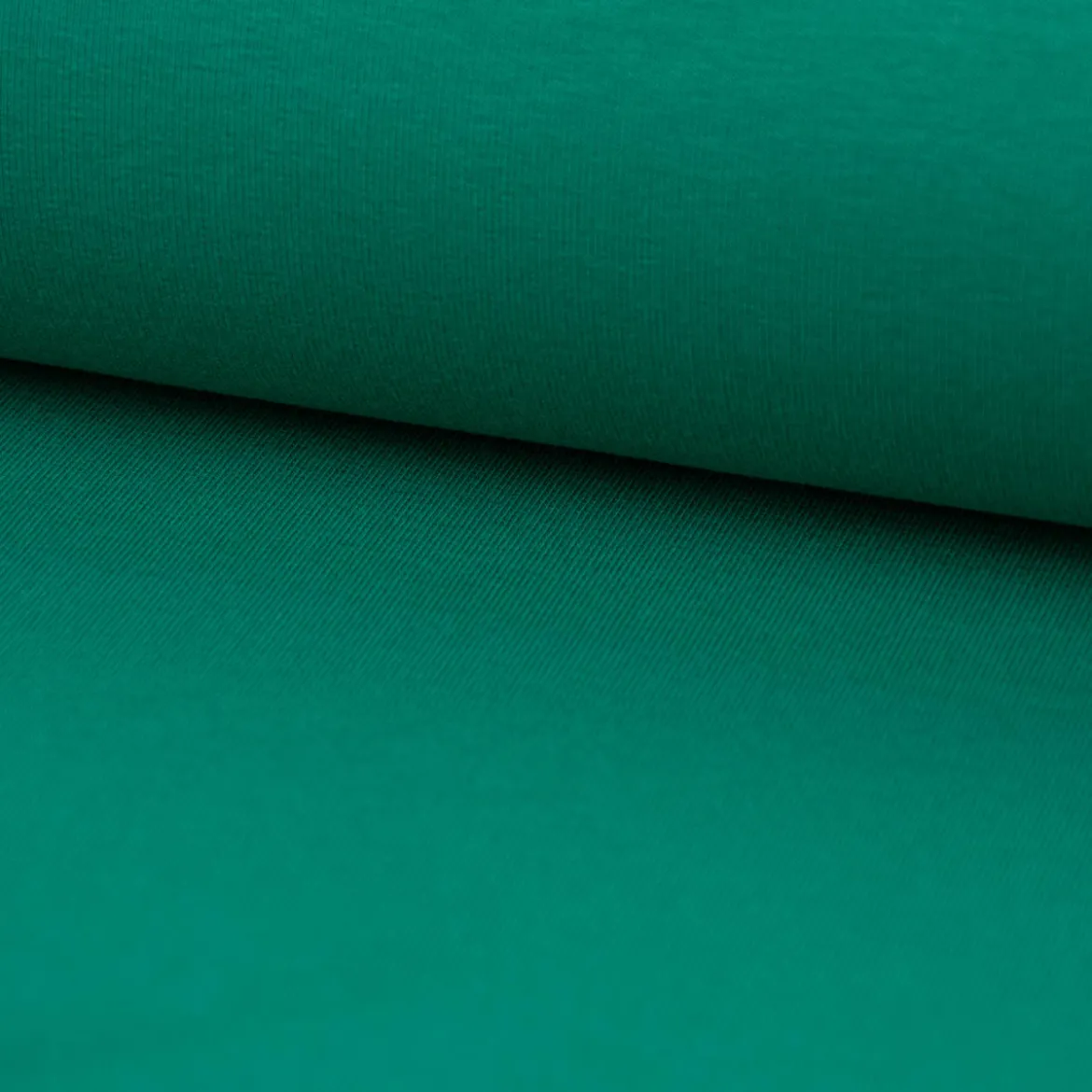 French Terry Stoff Organic Bio uni grün 1,50m Breite