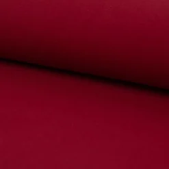 French Terry Stoff Organic Bio uni bordeaux 1,50m Breite