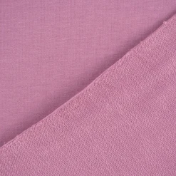 French Terry Stoff Organic Bio uni lavendel 1,50m Breite