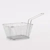 Frittierkorb groß Metall silber 24x11,5x12cm