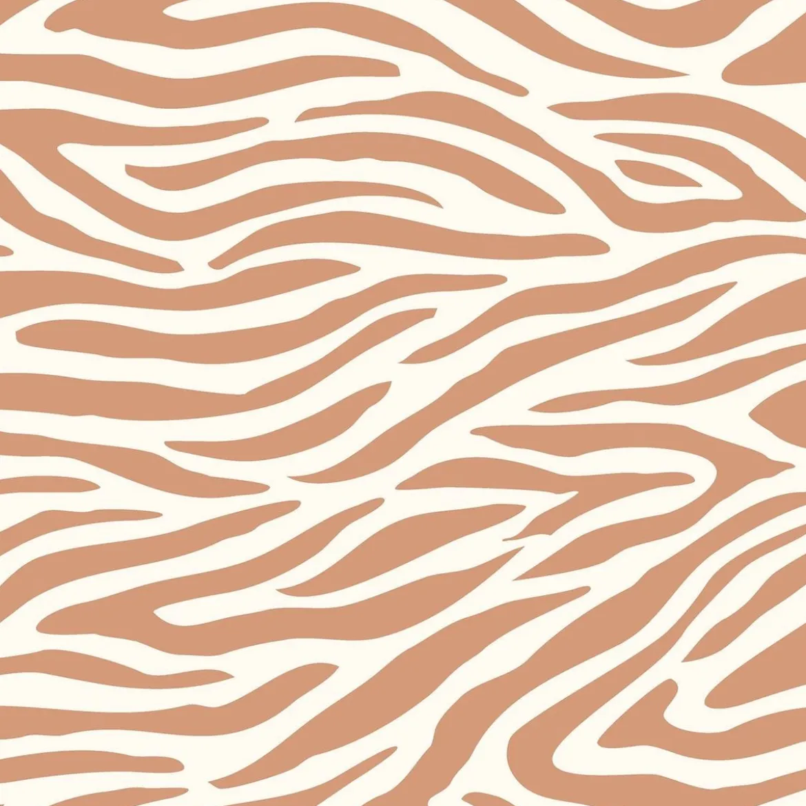 Frottee Krepp Stoff Zebras ecru nude 1,55m Breite