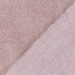 Frottee Stoff Bambus Terry Velvet Bamboo kuschelweich einfarbig altrosa 1,50m Breite