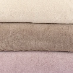 Frottee Stoff Bambus Terry Velvet Bamboo kuschelweich einfarbig altrosa 1,50m Breite
