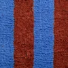 Frottee Stoff Baumwolle Bambus Streifen blau braun 300g/qm 150cm