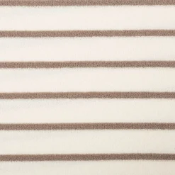 Frottee Stoff Baumwolle 245g/qm ecru taupe 1,55m Breite