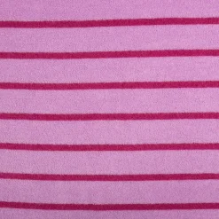 Frottee Stoff Baumwolle Streifen 245g/qm rosa pink 1,55m Breite