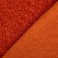 Frottee Stoff Stretch einfarbig ziegel 1,5m Breite