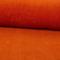 Frottee Stoff Stretch einfarbig ziegel 1,5m Breite