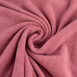 Frottee Stoff Stretch Frottee einfarbig altrosa 1,5m Breite