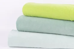 Frottee Stoff Stretch Frottee einfarbig dunkel mint 1,5m Breite