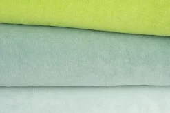 Frottee Stoff Stretch Frottee einfarbig hell mint 1,5m Breite