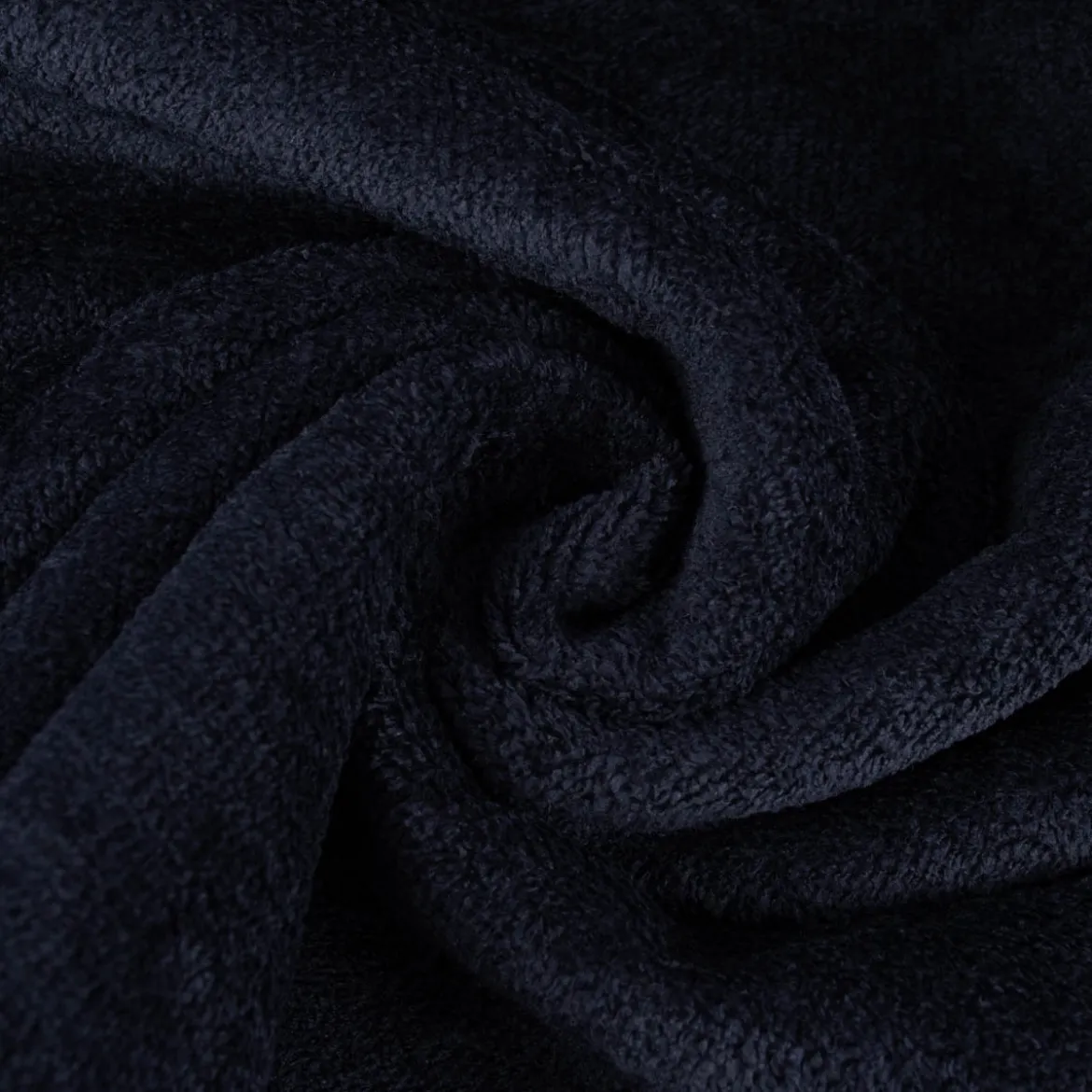 Frotteestoff Velvet Bambus Frottee kuschelweich einfarbig dunkelblau 1,5m Breite