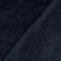 Frotteestoff Velvet Bambus Frottee kuschelweich einfarbig dunkelblau 1,5m Breite