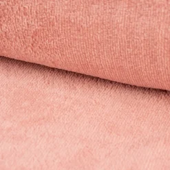 Frotteestoff Velvet Bambus Frottee kuschelweich einfarbig rosa 1,5m Breite