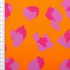 Fräulein von Julie Jersey Stoff Baumwolljersey Leo Digitaldruck orange lila pink 1,50m Breite