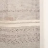 Gardine mit Schlaufenband Voile Boucle-Streifen Grau 140x245cm