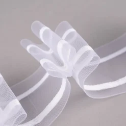 Gardinenband Faltenband 4er-Faltenband 50mm transparent 1:3