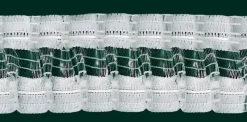 Gardinenband Faltenband Flausch Smokfalte 55mm transparent 1:2