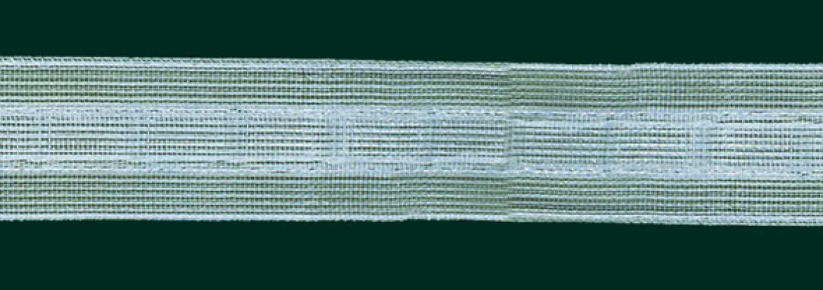 Gardinenband Taschenband 18mm transparent