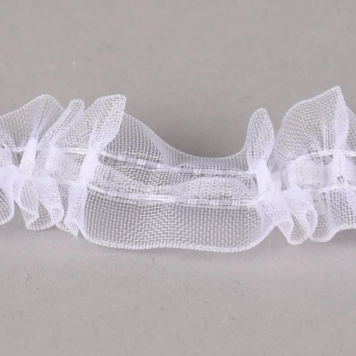 Gardinenband Universalband Falte an Falte 22mm transparent variabel mit transparenten Faden