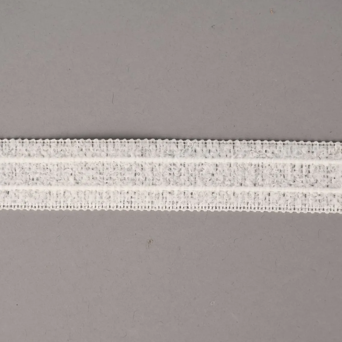 Gardinenband Universalband Flauschband 24mm weiß