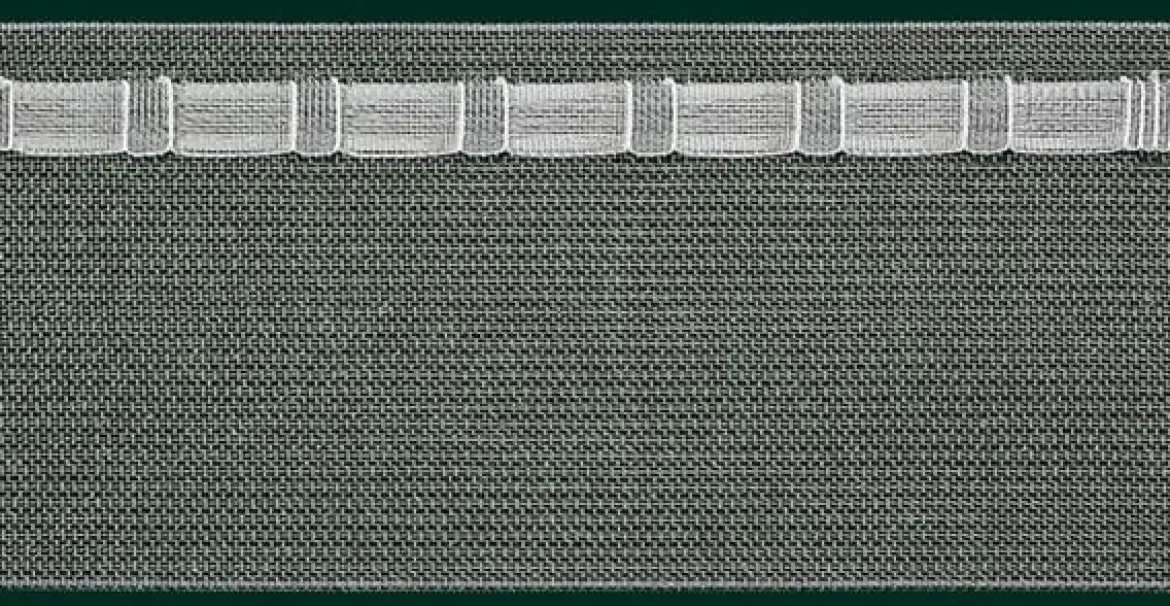 Gardinenband Wave Wellenband Taschenband volltransparent 75mm