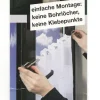 Gardinenstange Klemmstange Spannfix ausziehbar 60-90cm 1Stück Edelstahloptik